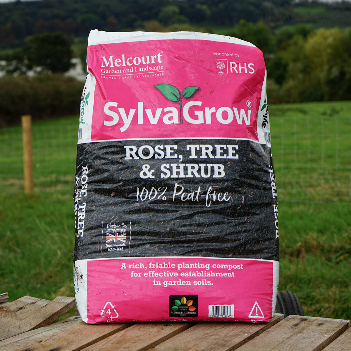 Melcourt SylvaGrowRose, Tree & Shrub Planting Compost