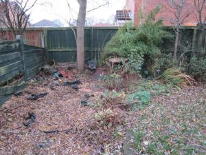 The Chan Family garden before the makeover
