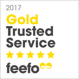 Feefo gold service award