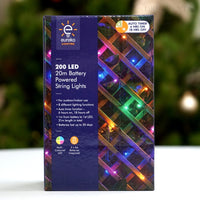 200 Multi-Coloured Christmas Lights