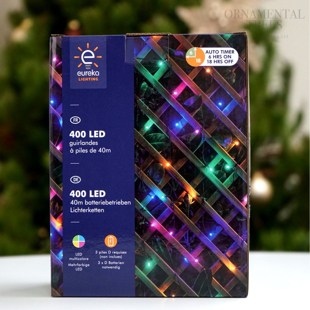 400 Multi-Coloured Christmas Lights