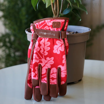Burgon and Ball Poppy red gloves