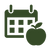 Fruit calendar icon