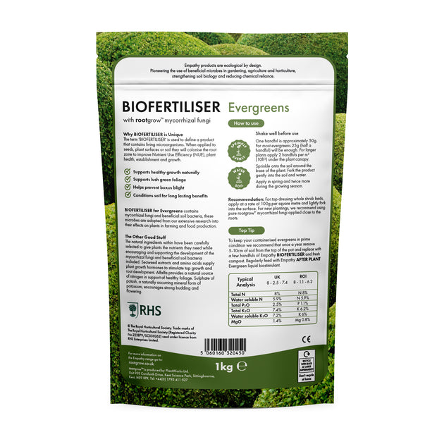 Empathy After Plant Fertiliser For Evergreens back