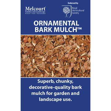 Melcourt bark mulch packaging