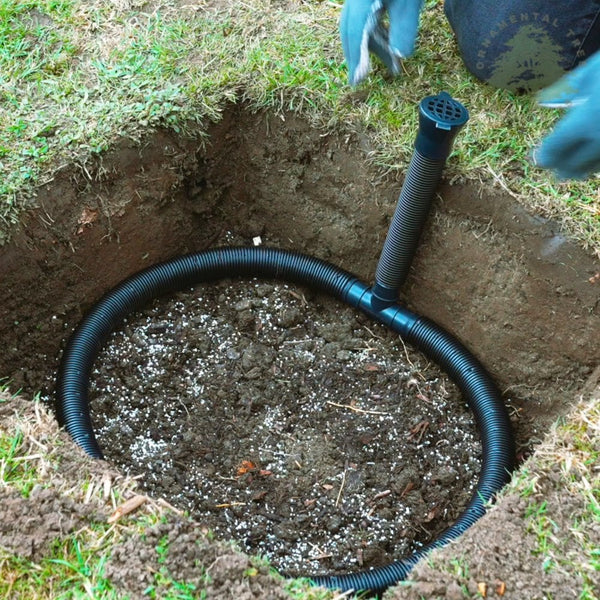 Tree 4 Inch Pvc Irrigation 360° Ring Circle Plant Targeted Water